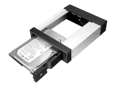 ICY BOX IB-158SK-B - Mobiles Speicher-Rack - 3.5" (8.9 cm) - Schwarz
