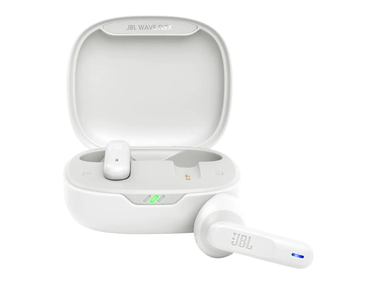JBL Wave Flex - True Wireless-Kopfhörer mit Mikrofon - im Ohr - Bluetooth - weiß