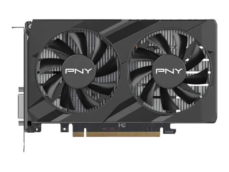 PNY GeForce RTX 3050 6GB Verto Dual Fan - VERTO Dual Fan Edition - Grafikkarten - GF RTX 3050 - 6 GB GDDR6 - PCIe 4.0 x8 - DisplayPort, HDMI, DVI - Box