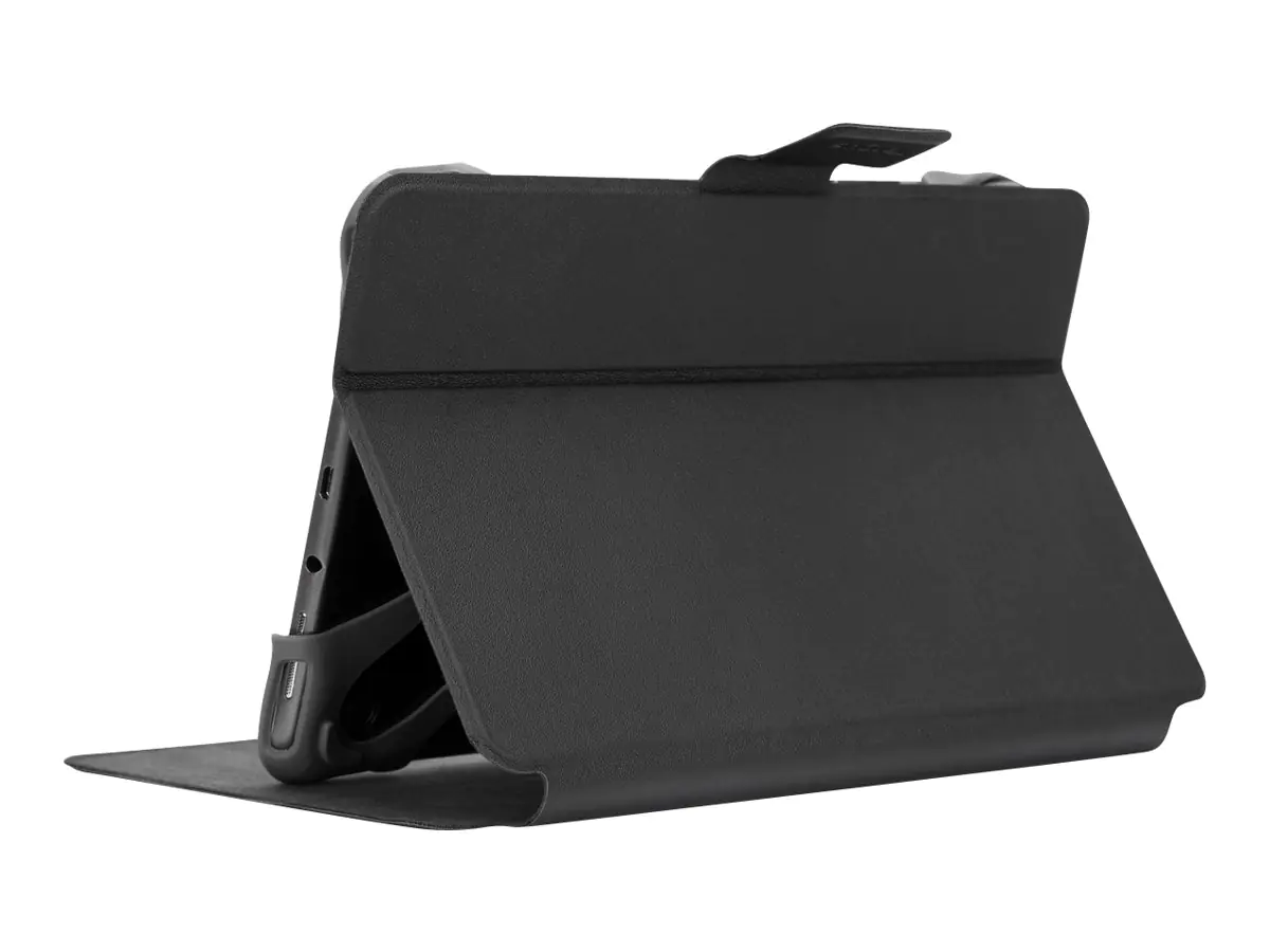Targus Safe Fit Rotating Universal - Flip-Hülle für Tablet - Polyurethan - Schwarz - 8"