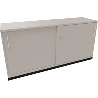 Schiebetürenschrank 2OH B1600xT442xH781mm an/Lichtgrau Schiebetürenschrank 2OH B1600xT442xH781mm an/Lichtgrau