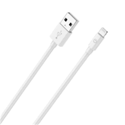 RealPower Lade/Datenkabel lightning 2m weiß MFI-certified