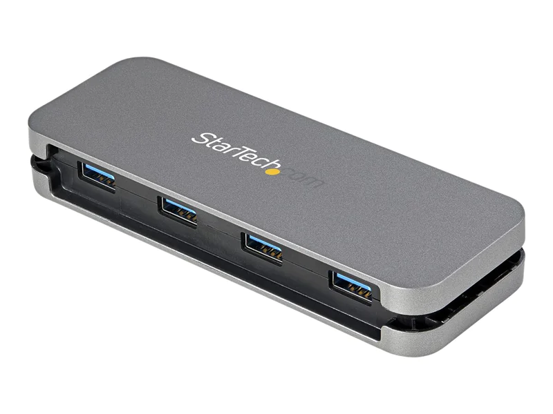 StarTech 4 Port USB-C-Hub - 3x USB-A - 5Gbit/s USB 3.0 Typ-C Hub (3.2/3.1 Gen 1) - Busbetrieben - Tragbarer USB-C auf USB-A Adapter Hub - 28,5cm Kabel integirertes Host-Kabel (HB30CM4AB) - Hub - 4 x USB 3.2 Gen 1 - Desktop