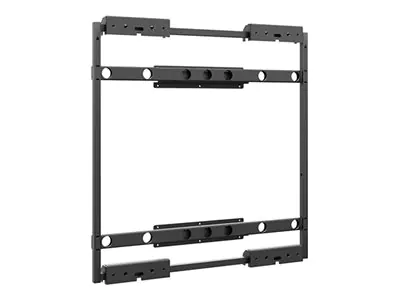 Hagor WH - Befestigungskit (Wandmontage) - für Flachbildschirm - Hochformat - verriegelbar -