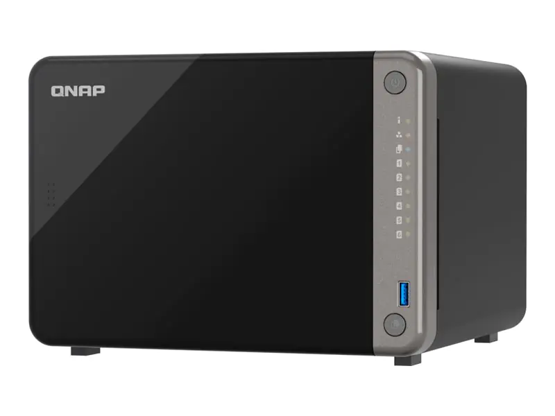 QNAP TS-AI642 - NAS-Server - 6 Schächte - SATA 6Gb/s - RAID 0, 1, 5, 6, 10, 50, JBOD - RAM 8 GB - Gigabit Ethernet / 2.5 Gigabit Ethernet - iSCSI Support