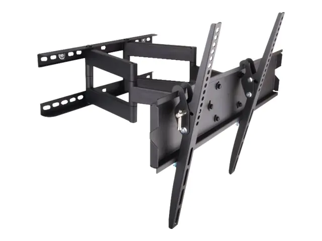 Techly MOTION LED400 - Befestigungskit (Wandmontage, Doppelarm) - für Flachbildschirm - Schwarz - Bildschirmgröße: 58.4-139.7 cm (23"-55") ICA-PLB-147M
