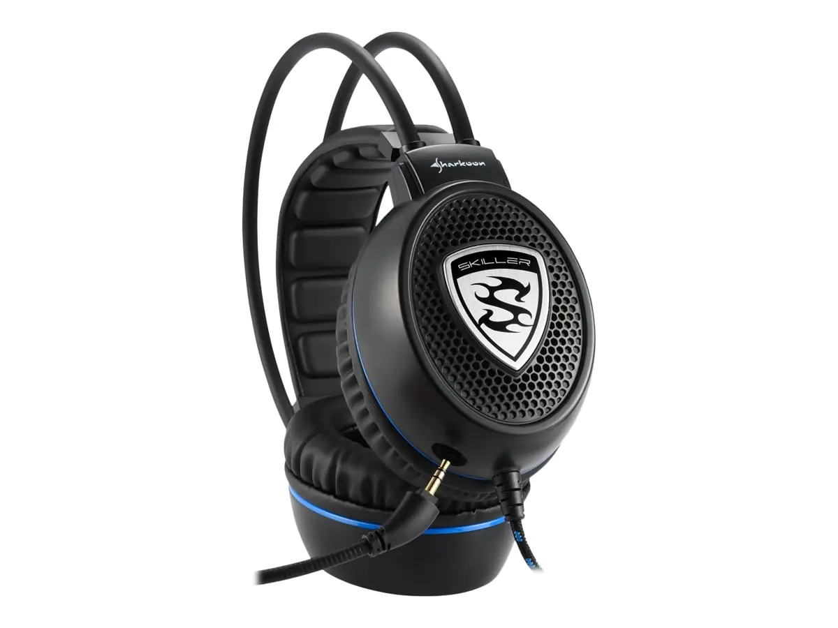 Sharkoon SKILLER SGH1 - Headset - ohrumschließend - kabelgebunden - Schwarz, Blau