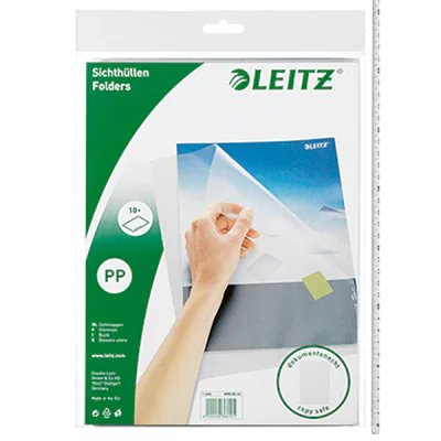 Leitz Sichthülle 40006003 DIN A4 transparent 10 St./Pack. Leitz Sichthülle 40006003 DIN A4 transparent 10 St./Pack.