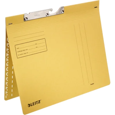 Leitz Pendelhefter DIN A4 250g/m² kaufmännische Heftung mit Organisationsaufdruck Manilakarton gelb 50 St./Pack. Leitz Pendelhefter DIN A4 250g/m² kaufmännische Heftung mit Organisationsaufdruck Manilakarton gelb 50 St./Pack.
