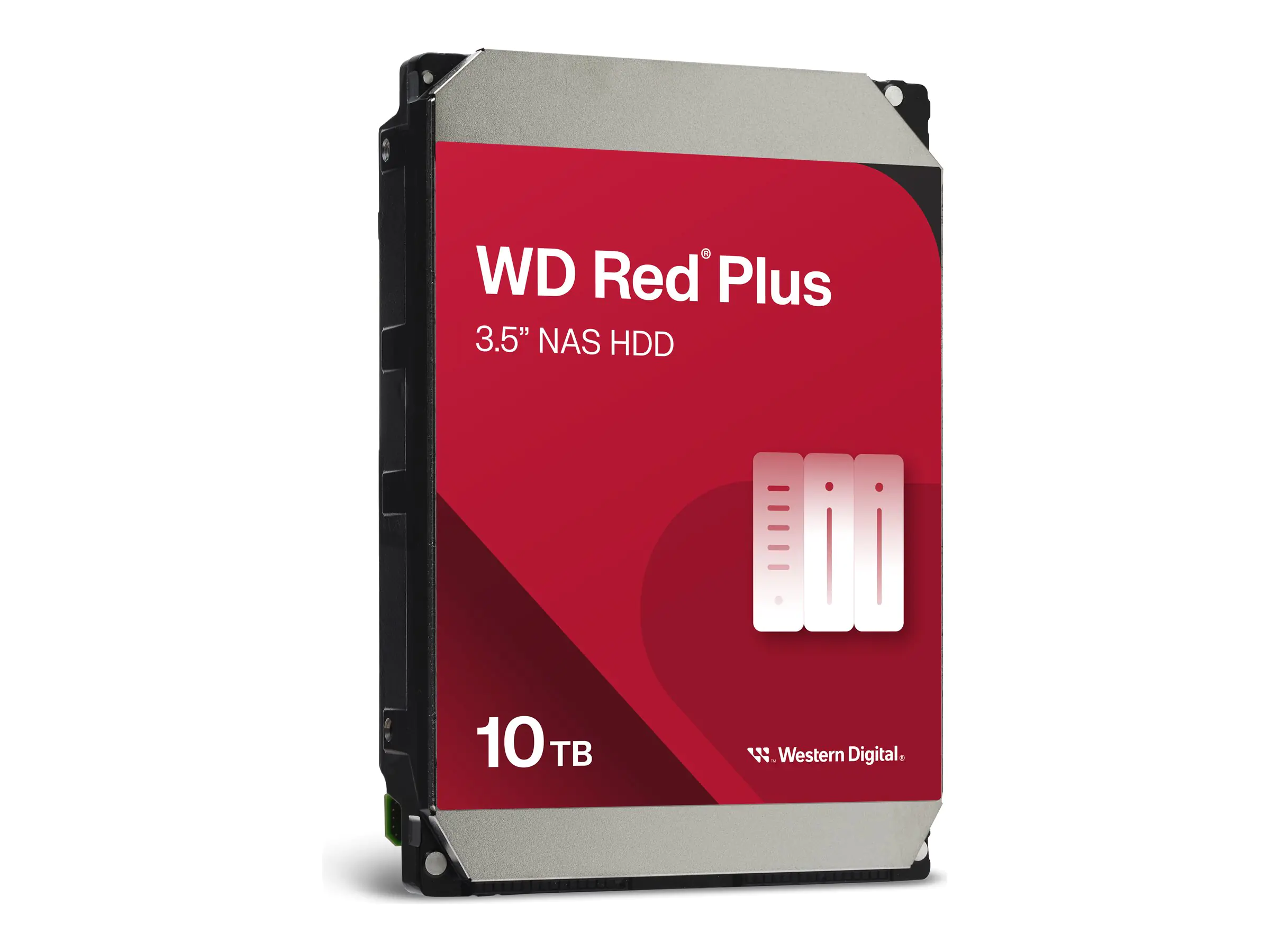 WD Red Plus WD101EFBX - Festplatte - 10 TB - intern - 3.5" (8.9 cm) - SATA 6Gb/s - 7200 rpm - Puffer: 256 MB