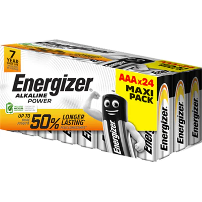 Energizer Batterie Alkaline Power E303271700 AAA 24 St./Pack.