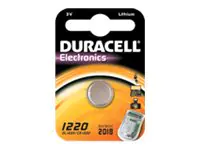 Duracell CR1220 3V, Einwegbatterie, CR1220, Lithium, 3 V, 1 Stück(e), Knopf/Münze 030305