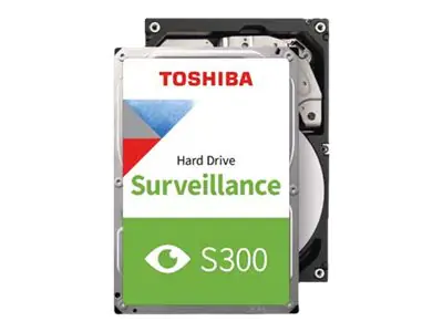 Toshiba S300 Surveillance - Festplatte - 2 TB - intern - 3.5" (8.9 cm) - SATA 6Gb/s - 5400 rpm - Puffer: 128 MB