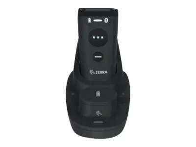 Zebra Single-slot Charge Communication Cradle - Ladeständer für Barcode-Scanner + Batterieladegerät - schwarz - für Zebra CS60, CS6080, CS60-HC