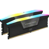 CORSAIR Vengeance RGB - DDR5 - Kit - 64 GB: 2 x 32 GB - DIMM 288-PIN - 6400 MHz / PC5-51200 - CL32 - 1.4 V - Schwarz CORSAIR Vengeance RGB - DDR5 - Kit - 64 GB: 2 x 32 GB - DIMM 288-PIN - 6400 MHz / PC5-51200 - CL32 - 1.4 V - Schwarz