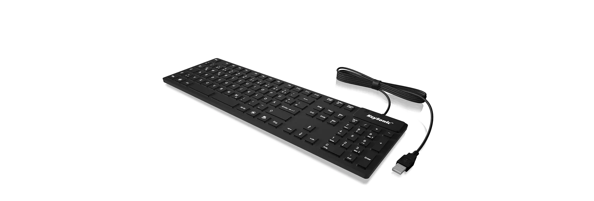 KeySonic KSK-8030 IN - Tastatur - USB - GB 28084