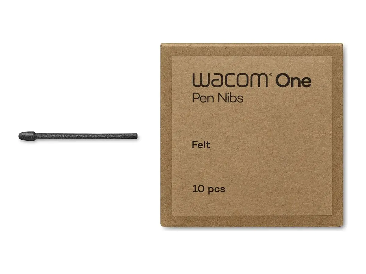 Wacom Digitale Stiftspitze - Filz - Schwarz (Packung mit 10)
