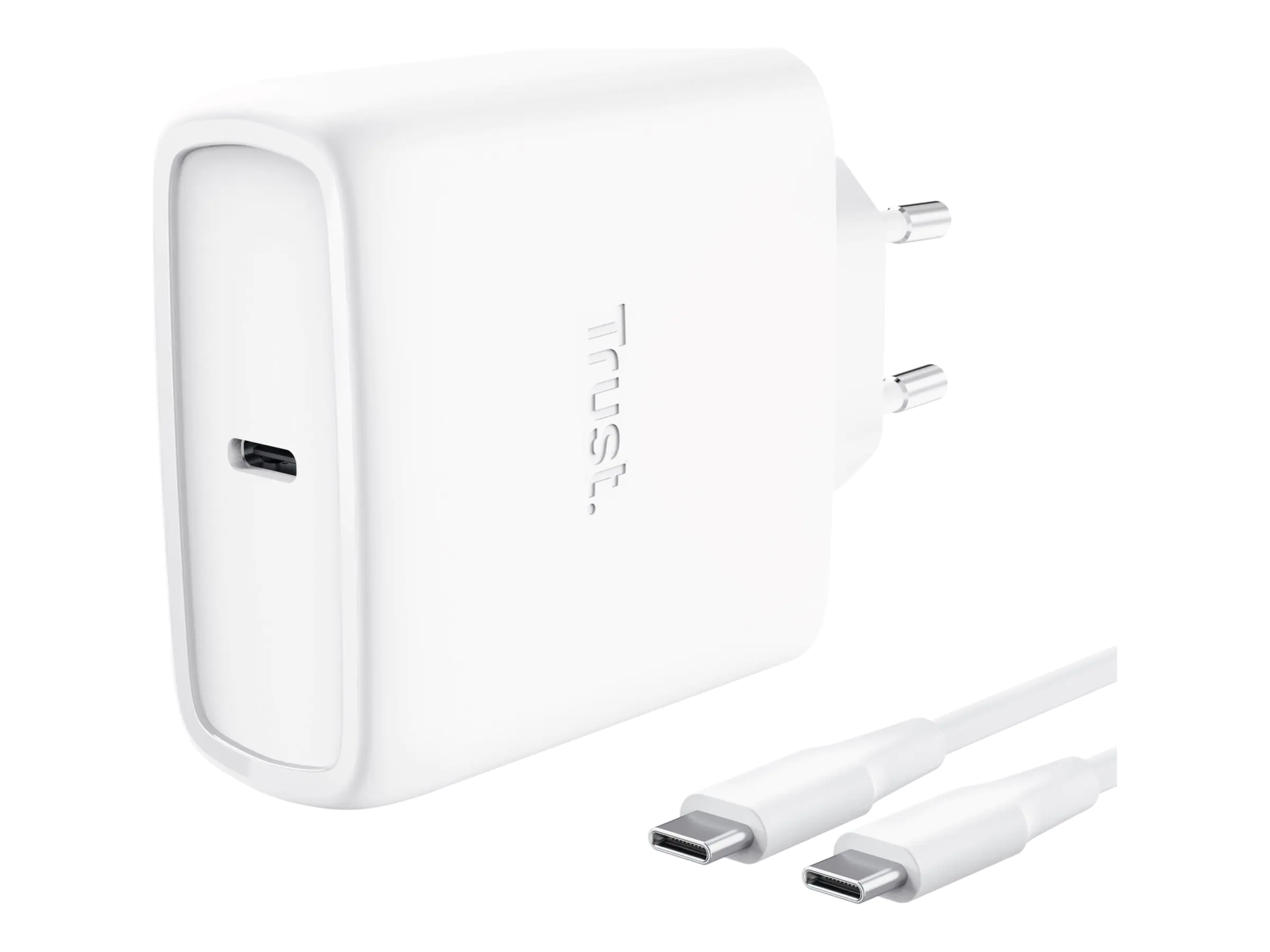 Trust Maxo - Netzteil - GaN - 65 watt - Power Delivery 3.0 + PPS (USB-C) 25524