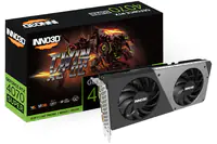 Inno3D GeForce RTX 4070 SUPER TWIN X2 OC - Grafikkarten - GeForce RTX 4070 Super - 12 GB GDDR6X - 3 x DisplayPort - Box
