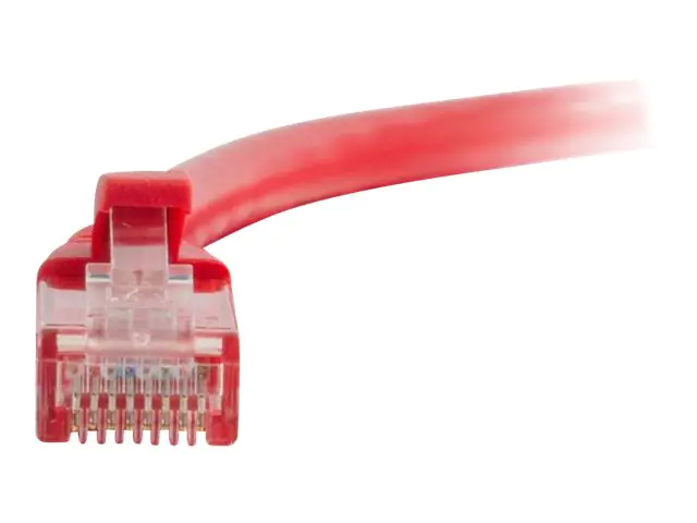 C2G Cat6 Booted Unshielded (UTP) Network Patch Cable - Patch-Kabel - RJ-45 (M) zu RJ-45 (M) - 3 m - UTP - CAT 6 - geformt, ohne Haken, verseilt - Rot