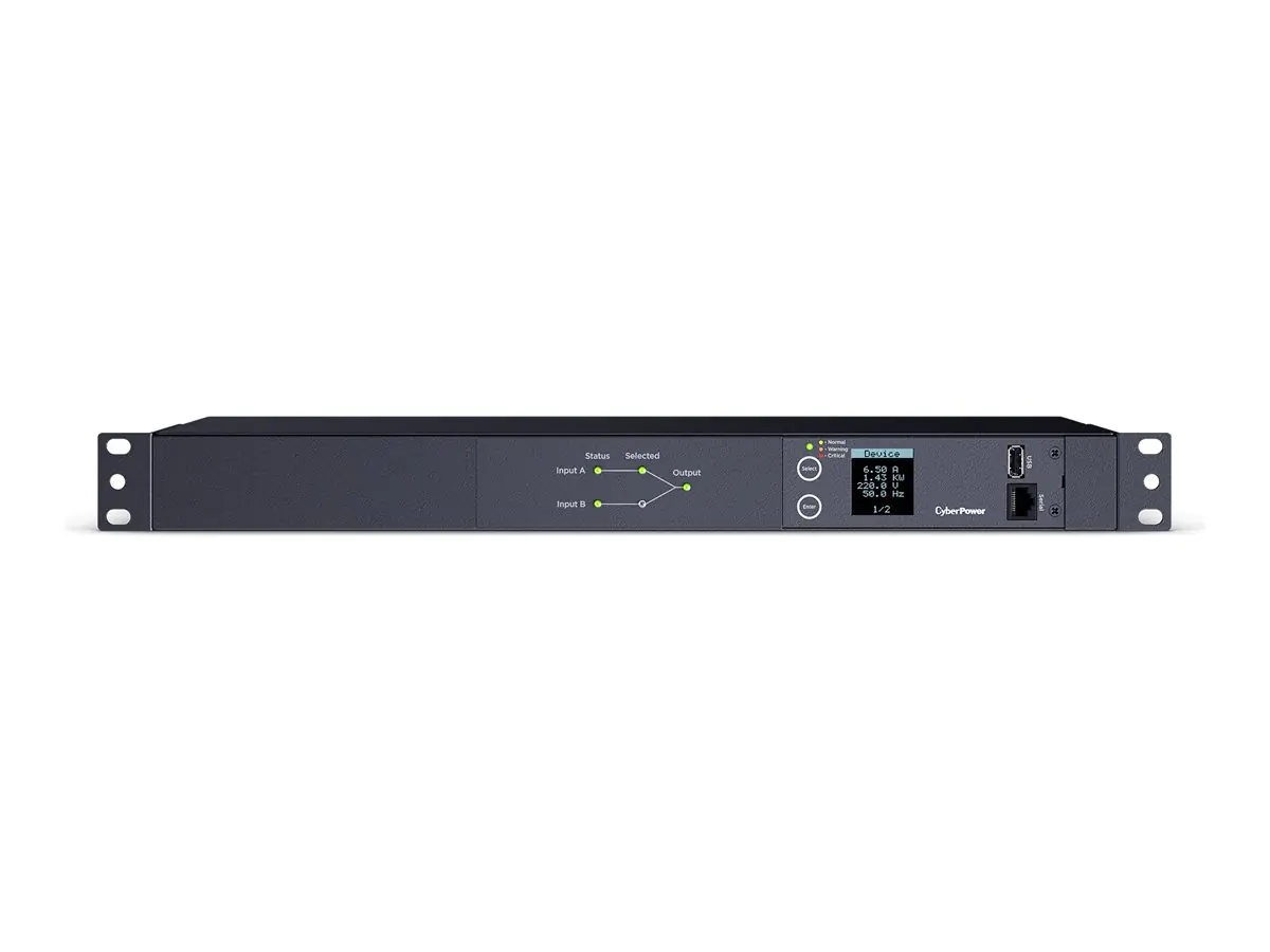 CyberPower Systems CyberPower Metered ATS Series PDU24004 - Stromverteilungseinheit (Rack - einbaufähig)