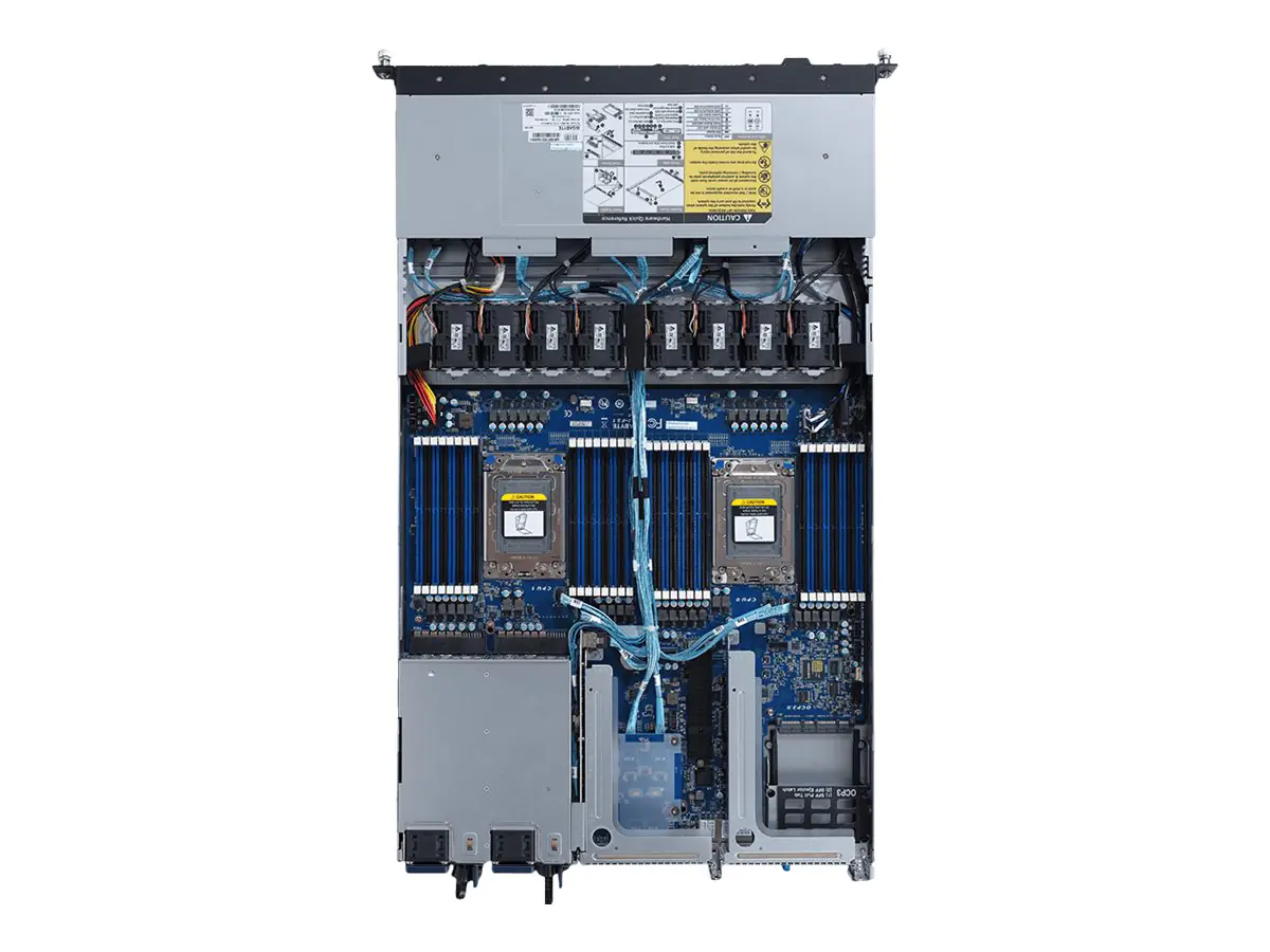 Gigabyte R182-Z93 (rev. 100) - Server - Rack-Montage - 1U - zweiweg - keine CPU - RAM 0 GB - PCI Express - Hot-Swap 6.4 cm (2.5") Schacht/Schächte - keine HDD - AST2500 - GigE - kein Betriebssystem - Monitor: keiner
