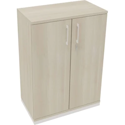 Flügeltürenschrank 3OH B800xT442xH1133 ws/Akazie