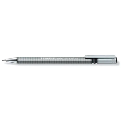 STAEDTLER Druckbleistift triplus micro 774 27 0,7mm B +Radierer grau STAEDTLER Druckbleistift triplus micro 774 27 0,7mm B +Radierer grau