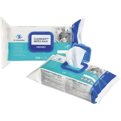 Cleanisept® Desinfektionstuch MAXI 20 x 22 cm (B x H) alkoholfrei antibakteriell begrenzt viruzid, bakterizid, levurozid 5,5-7,5 100 St./Pack. Cleanisept® Desinfektionstuch MAXI 20 x 22 cm (B x H) alkoholfrei antibakteriell begrenzt viruzid, bakterizid, levurozid 5,5-7,5 100 St./Pack.