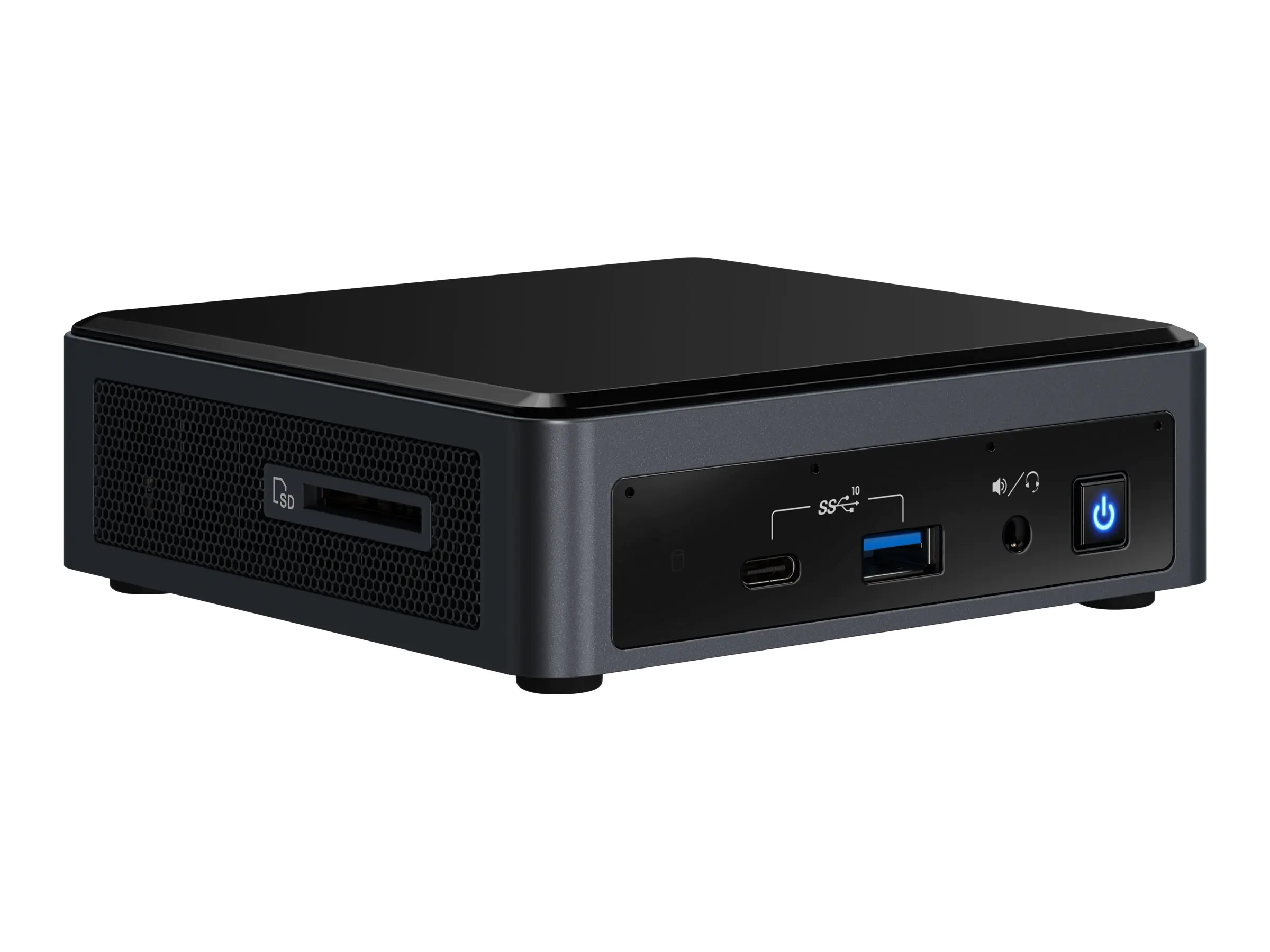 Intel Next Unit of Computing 10 Performance kit - NUC10i5FNKN - Barebone - Mini-PC - 1 x Core i5 10210U / 1.6 GHz - RAM 0 GB - UHD Graphics - 1GbE - WLAN: Bluetooth 5.0, 802.11a/b/g/n/ac/ax
