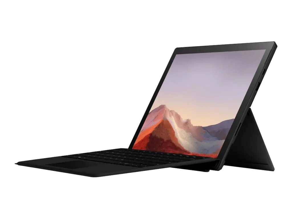 Microsoft Surface Pro 7 - Tablet - Intel Core i7 1065G7 / 1.3 GHz - Win 10 Pro - Iris Plus Graphics - 16 GB RAM - 512 GB SSD - 31.2 cm (12.3") Touchscreen 2736 x 1824 - Wi-Fi 6 - mattschwarz - kommerziell