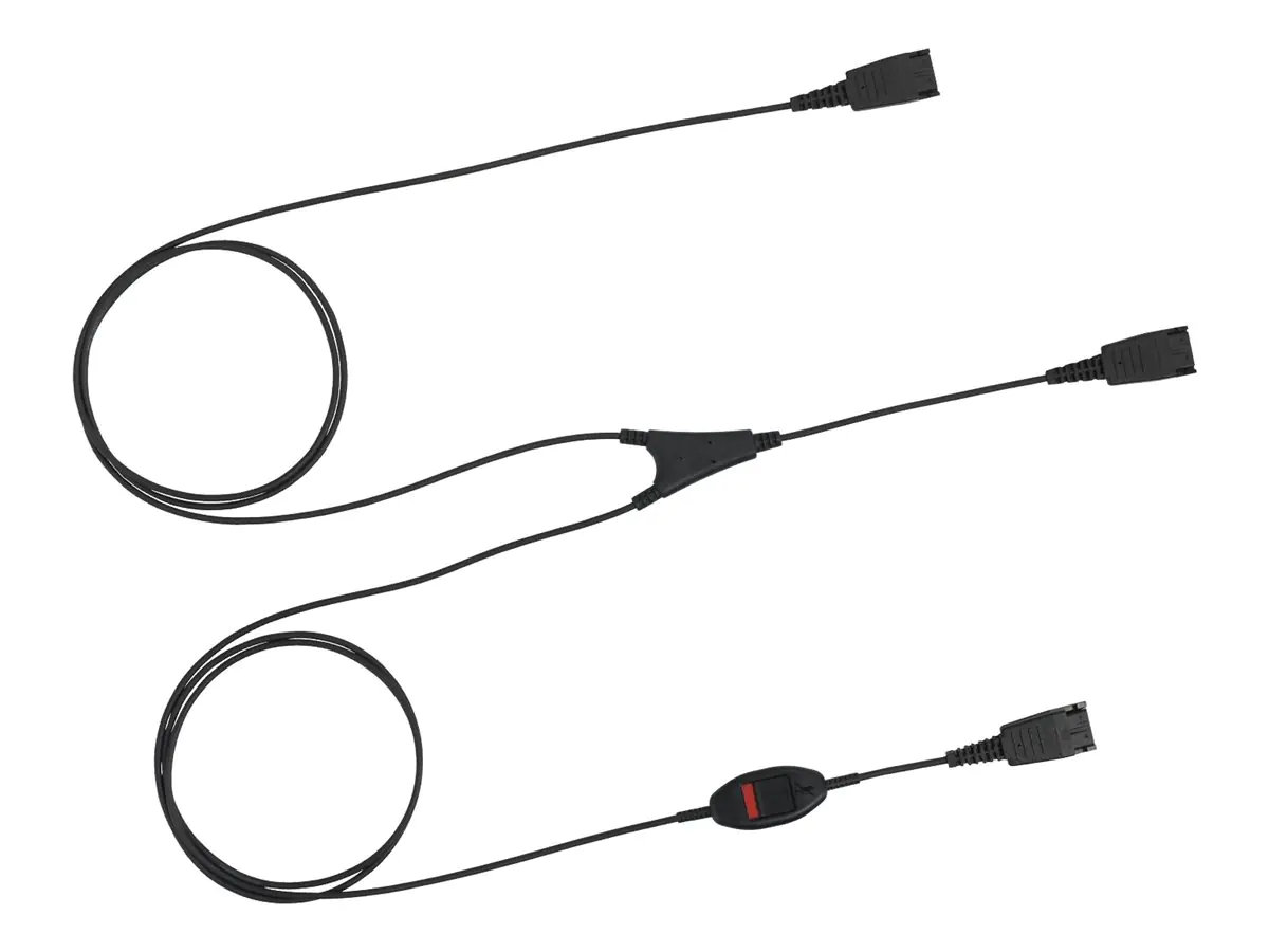 Jabra Supervisor Y-Cord - Headset-Splitter - Quick Disconnect bis Quick Disconnect