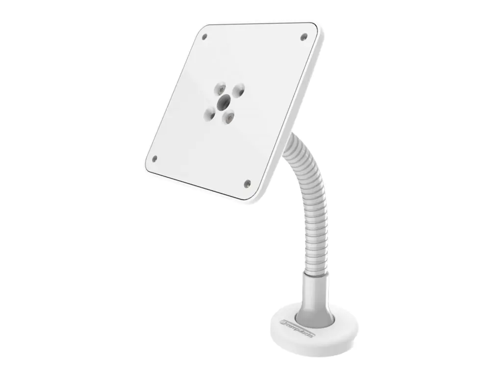Compulocks Space Flex Arm Galaxy Tab A 9.7" Counter Top Kiosk White - Gehäuse für Tablett - Aluminium - weiß - Wandmontage - für Samsung Galaxy Tab 3 (7 Zoll), Tab 4 (7 Zoll)