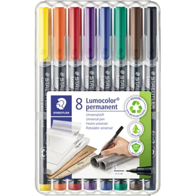 STAEDTLER Folienstift Lumocolor 313 WP8 0,4mm sortiert 8 St./Pack. STAEDTLER Folienstift Lumocolor 313 WP8 0,4mm sortiert 8 St./Pack.