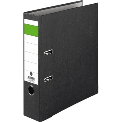 Ordner Economy DIN A4 80mm RC Pappe schwarz 20 St./Pack. Ordner Economy DIN A4 80mm RC Pappe schwarz 20 St./Pack.
