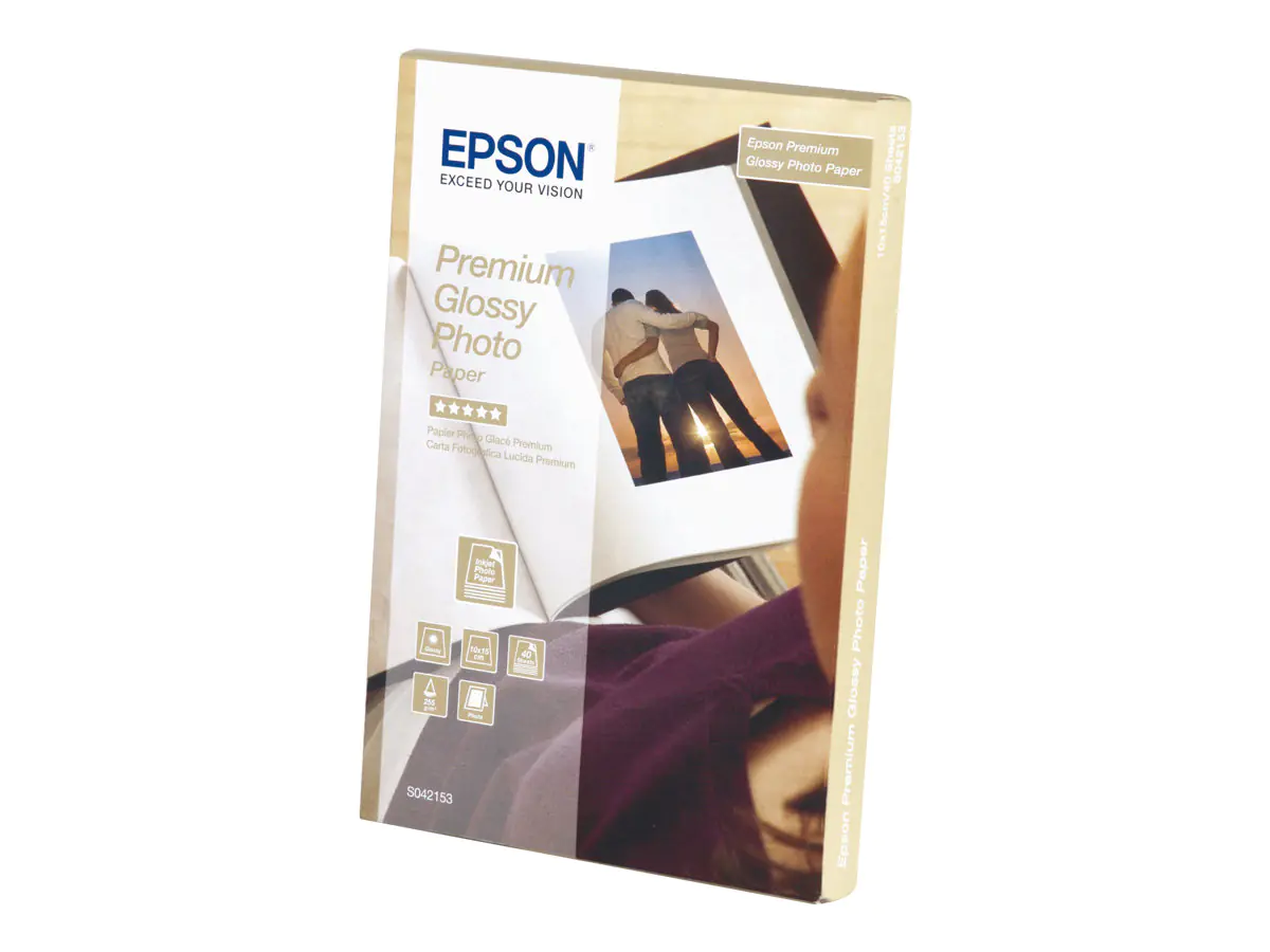 Epson Fotopapier Premium C13S042153 10x15cm ws 40 Bl./Pack.