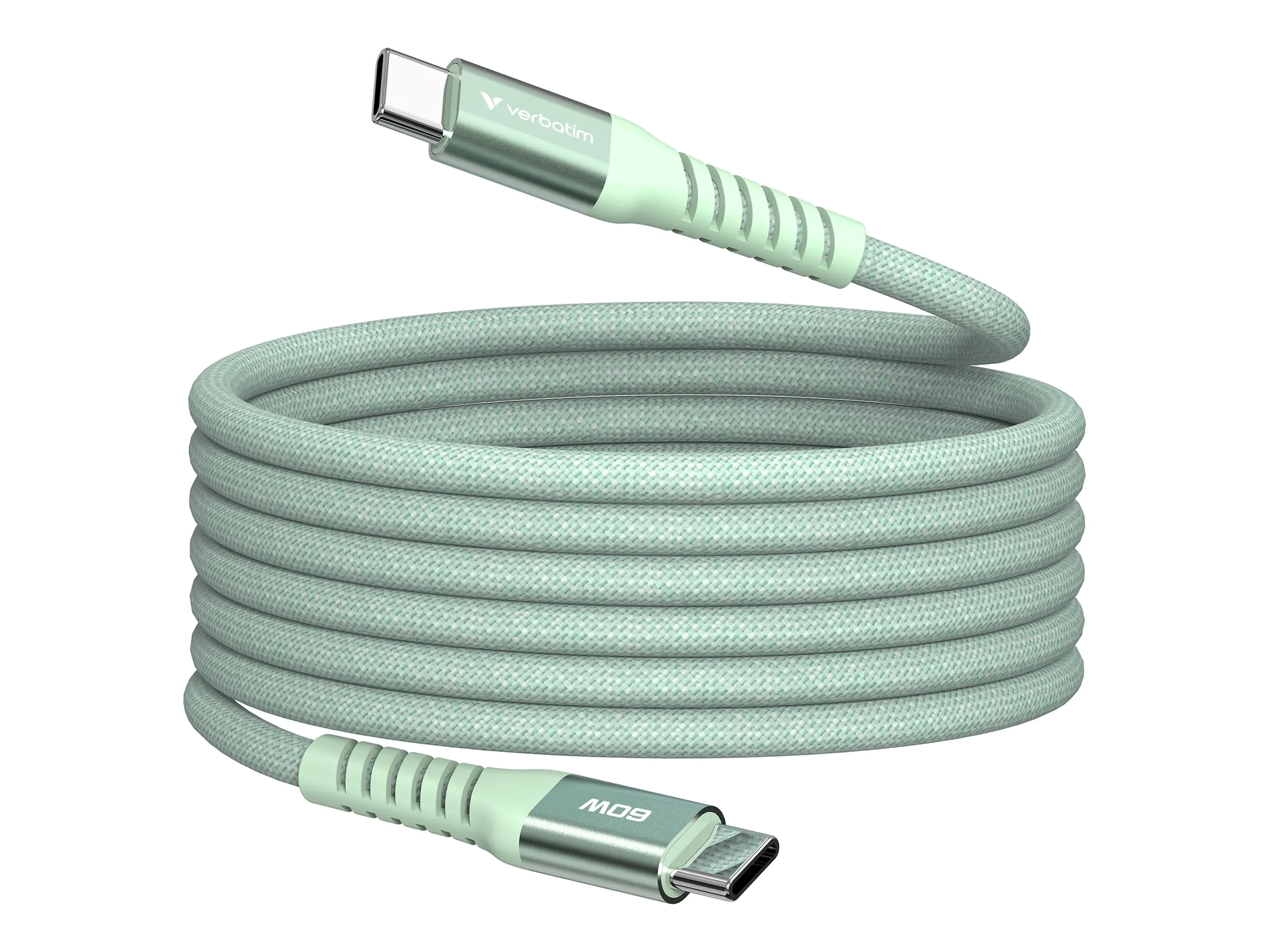 Verbatim Sync and Charge - USB-C / Netzkabel - 24 pin USB-C (M) zu 24 pin USB-C (M) - 1.2 m - grün