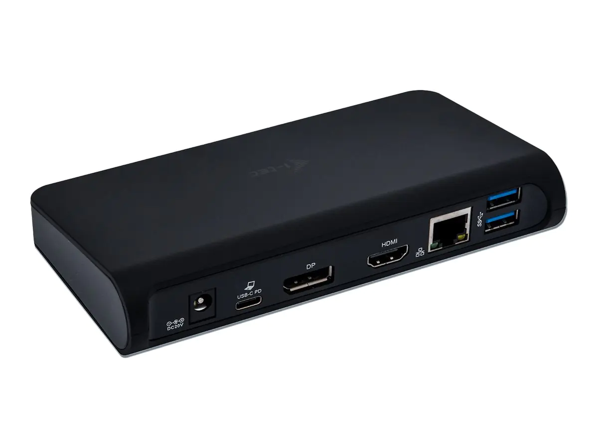 i-Tec USB-C Dual Display (MST) Docking Station - Dockingstation - USB-C - HDMI, Mini DP - GigE - 100 Watt