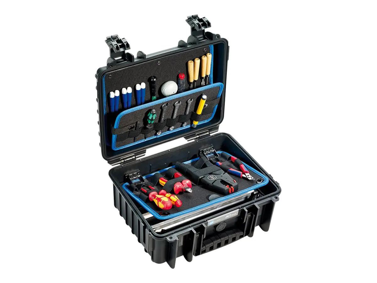 B&W TOOL.CASES JET 3000 - Hartschalentasche für Werkzeuge - Polypropylen - Schwarz