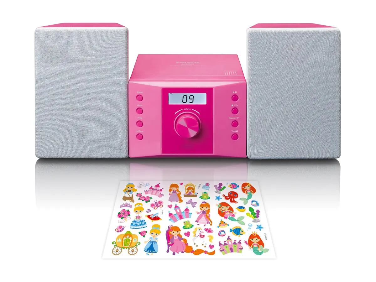 Lenco MC-013 - Microsystem - 5 Watt (Gesamt) - pink