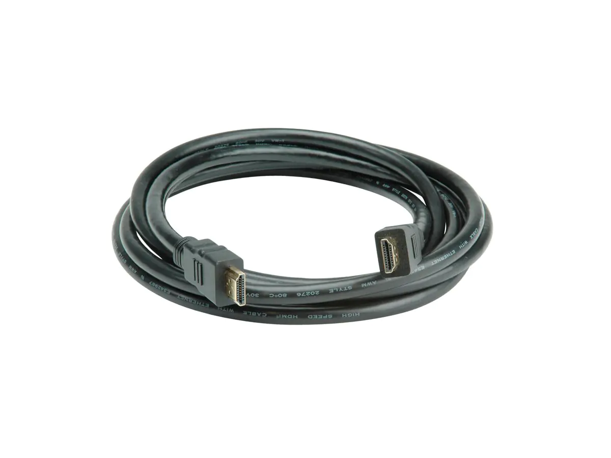 VALUE Ultra High Speed - HDMI-Kabel mit Ethernet - HDMI männlich zu HDMI männlich - 5 m - Doppelisolierung - Schwarz - 8K60Hz (7680 x 4320) 11.99.5904