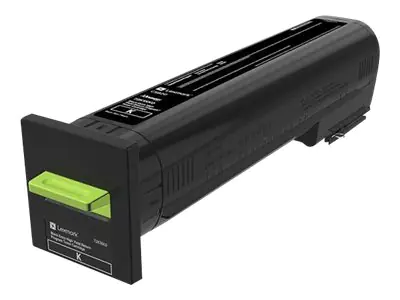 Lexmark - Extrahohe Kapazität - Schwarz - Original - Tonerpatrone LCCP, Lexmark Corporate - für Lexmark CS820, CX820, CX825, CX860 Lexmark - Extrahohe Kapazität - Schwarz - Original - Tonerpatrone LCCP, Lexmark Corporate - für Lexmark CS820, CX820, CX825, CX860