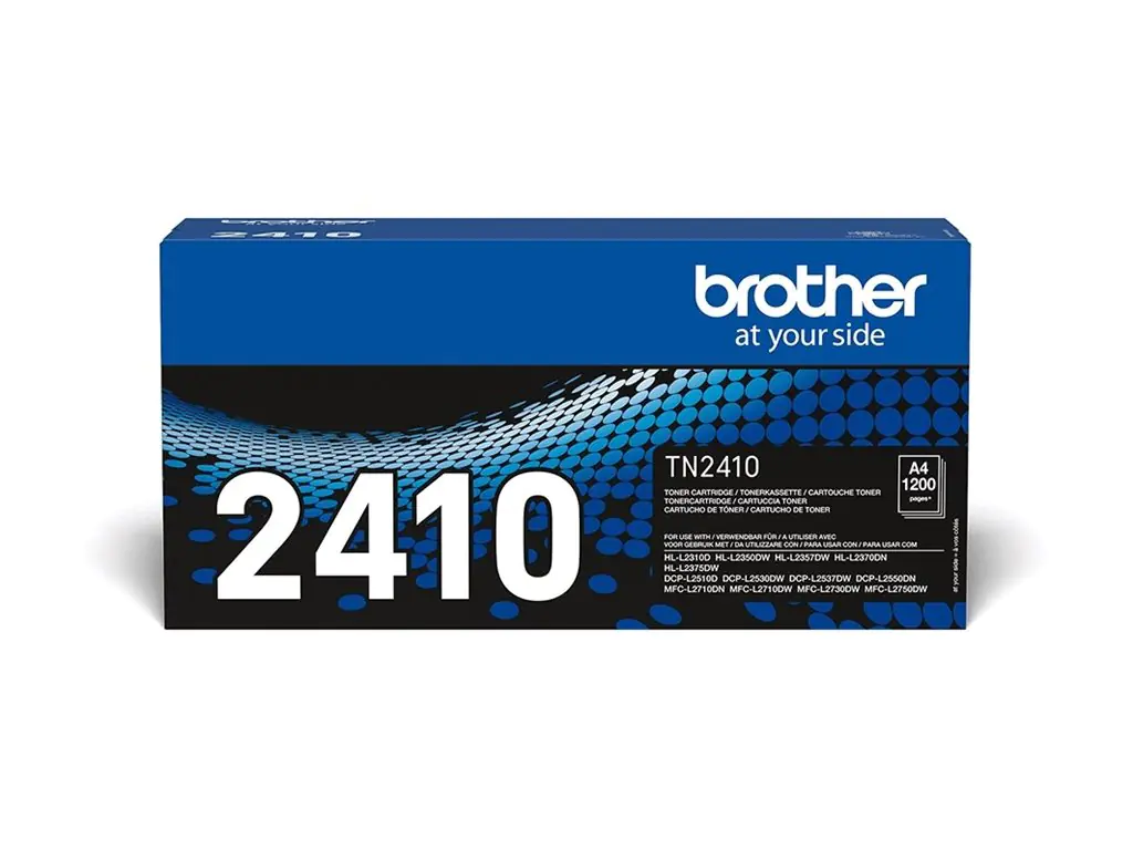 Brother TN2410 - Schwarz - Original - Tonerpatrone - für Brother DCP-L2510, L2530, L2537, L2550, HL-L2350, L2370, L2375, MFC-L2713, L2730, L2750
