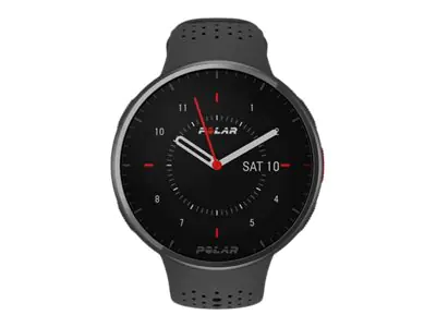 POLAR Pacer Pro - Carbon Gray - intelligente Uhr mit Band - grau - Bandgröße: S/L - Anzeige 3 cm (1.2") 900102178