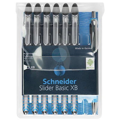 Schneider Kugelschreiber Slider XB 50-151276 schwarz 6 St./Pack. Schneider Kugelschreiber Slider XB 50-151276 schwarz 6 St./Pack.