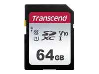 Transcend 300S - Flash-Speicherkarte - 64 GB - Video Class V10 / UHS-I U1 / Class10 - SDXC UHS-I