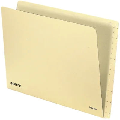 Leitz Einstellmappe Orgacolor® DIN A4 260g/m² Kraftkarton, recycelt chamois 100 St./Pack. Leitz Einstellmappe Orgacolor® DIN A4 260g/m² Kraftkarton, recycelt chamois 100 St./Pack.