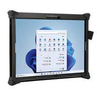 Mobilis RESIST Pack - Hintere Abdeckung für Tablet - widerstandsfähig - Schwarz - für Microsoft Surface Pro 8