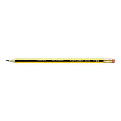 STAEDTLER Bleistift Noris 122-HB HB Radierer gelb/schwarz STAEDTLER Bleistift Noris 122-HB HB Radierer gelb/schwarz