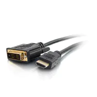 C2G 2m (6ft) HDMI to DVI Cable - HDMI to DVI-D Adapter Cable - 1080p - M/M - Adapterkabel - DVI-D männlich zu HDMI männlich - 2 m - abgeschirmt - Schwarz